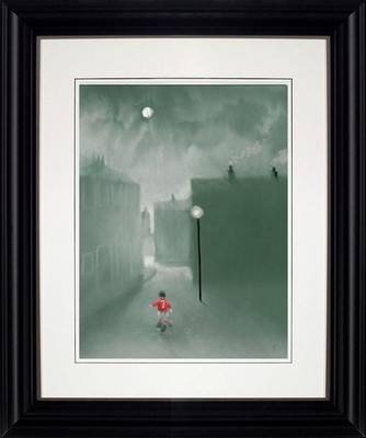 Rain Never Stopped Play von Mackenzie Thorpe. Montiert Signiert Limitierte Auflage