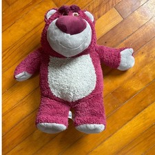 LOTSO Huggin 14  Plush Toy Story 3 Disney Store Pixar Scented Purple/Gray
