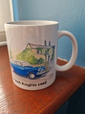 Ford Anglia 105E mug Ford Anglias car mug cup classic cars gift mugs cups Fords