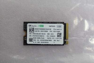 SK Hynix - 512GB BC901 M.2 2242 PCIe Gen4x 4 NVMe SSD