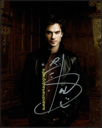 Ian Somerhalder The Vampire Diaries Damon Salvatore Autogramm signiert UACC RD 96