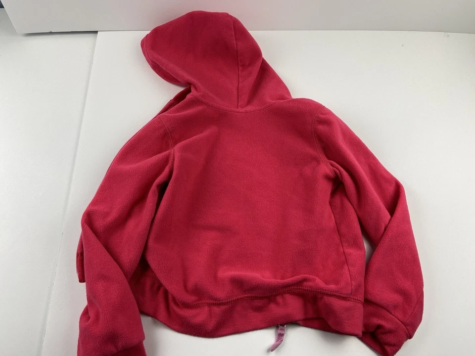 Old Navy Girls Red Long Sleeve Zip Up Sweatshirt Size Small - Image 4 of 4