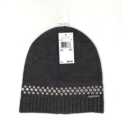 MICHAEL Michael Kors Women Gray Derby Heather Studded Knit  display picture 2