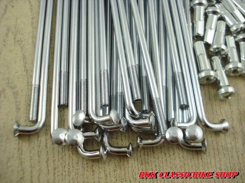 HONDA 305 Super Hawk CB72 CB77 RADIOS CROMADOS DELANTEROS + TRASEROS, 72 PIEZAS Alta Calidad Foto 4 de 4