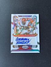 2023 Panini Certified Canton Signatures Anthony Munoz Auto Red Mirror /99