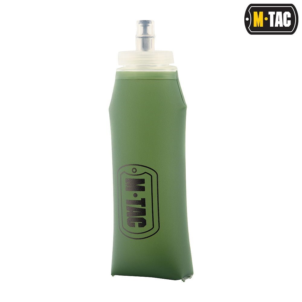 M-Tac Soft Flask Folding Collapsible Water Bottle 600ml Hiking