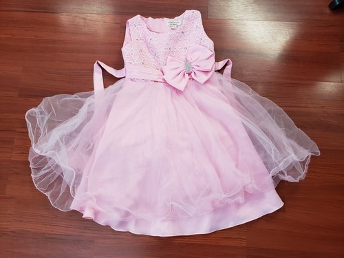 Easter dress pink sparkle dress 