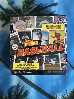 Topps 2023 Heritage Baseball Mega Box - 138 Cards - LOOK FOR AUTOS & RELICS!!!