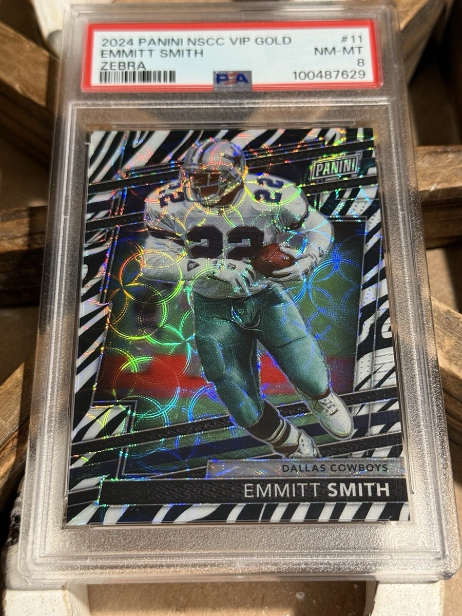 2024 EMMITT SMITH The National VIP Gold Pack Zebra Prizm Holo