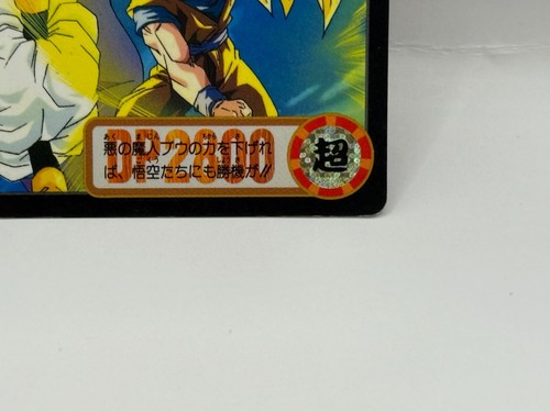 Son Goku Dragon Ball Z Trading Card TCG Made in Japan Japanese Bandai 1995 - Picture 5 of 6