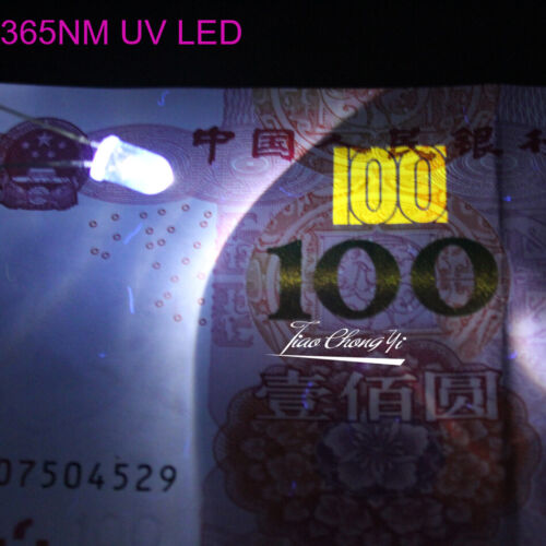 5mm 3mm light-emitting diode Round Ultra Violet LED UV Light 365nm 395nm lamp - Picture 7 of 13