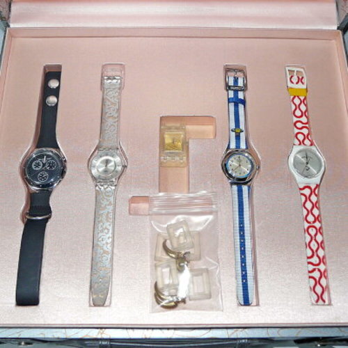 Vivienne Westwood Swatch Flying Time Box Set SWATCH SUITCASE SET 5