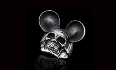 ALICE BLACK ANARCHY SKULL RING スカル ミッキー Men's / Women's Mickey Skull Face Ring | eBay