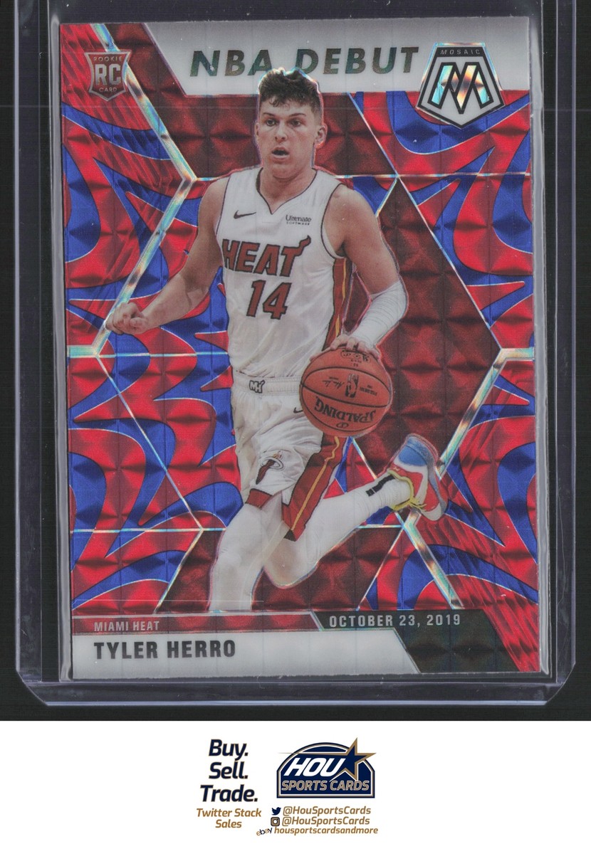 その他 Tyler Herro RC auto ORIGINS Tyler Herro 2019-20 Panini Mosaic Autograph RC Card #223 PSA