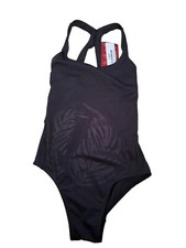 Mirella Racer Back Tank Black Leotard Girls 10 12 Dance Tap Jazz Ballet Petite P