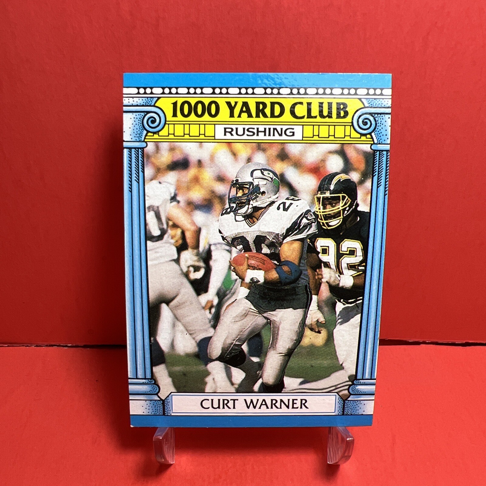 1987 Topps 1000 Yard Club Curt Warner #5 VG