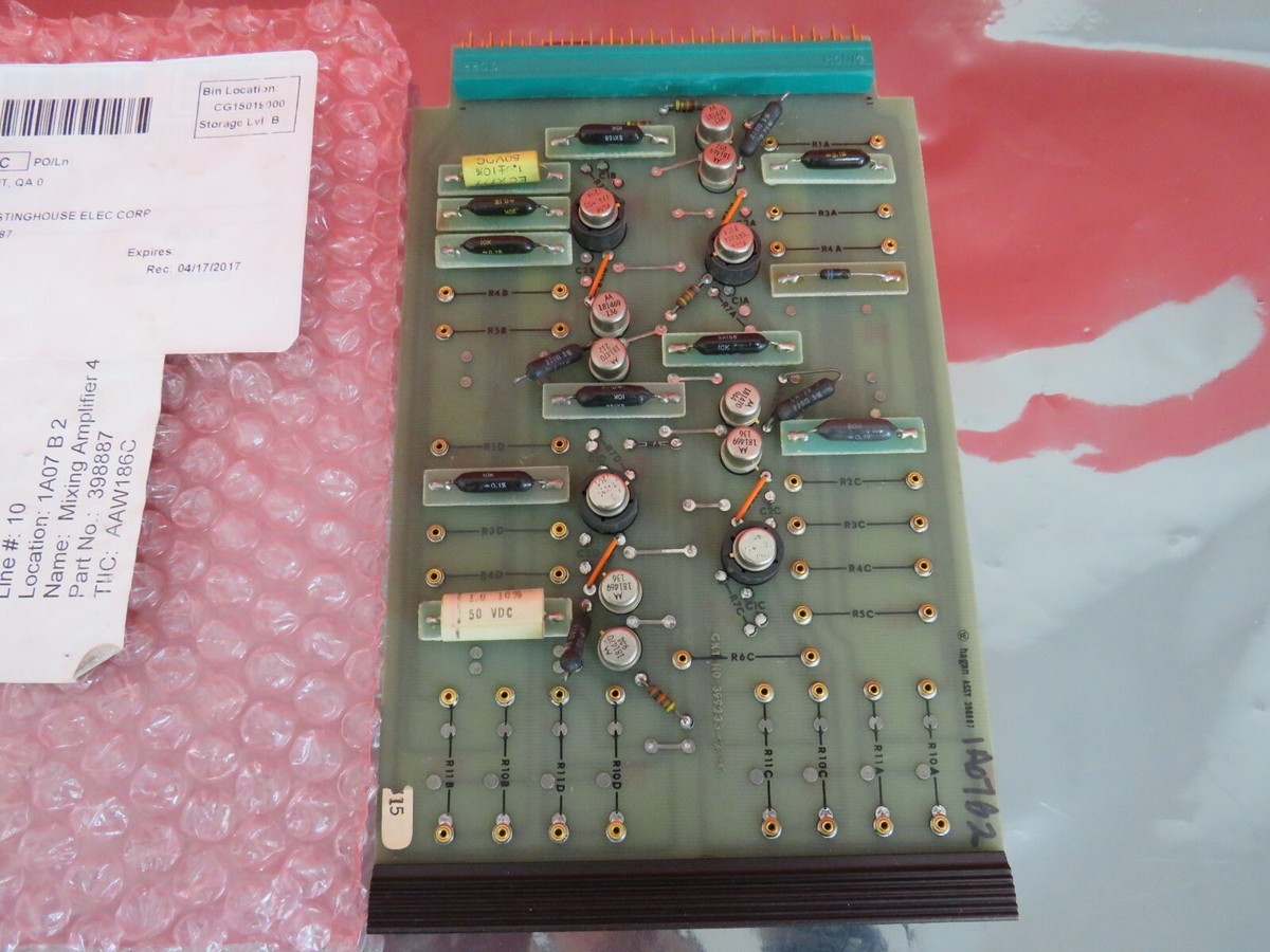 WESTINGHOUSE HAGAN ASSY 398887 CIRCUIT BOARD AMPLIFIER | eBay