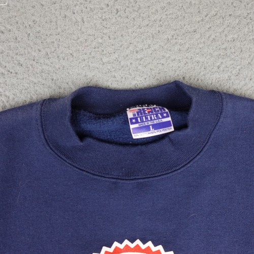 Vintage Super Bowl XXVI Sweatshirt Mens Large Blue Crewneck 1992 Made In USA 90s - Picture 6 of 12