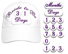 Bride to Be Countdown Cap For Social Media