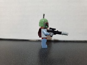 Lego Boba Fett 8097 Pauldron, Helmet, Jet Pack Star Wars Minifigure sw0279