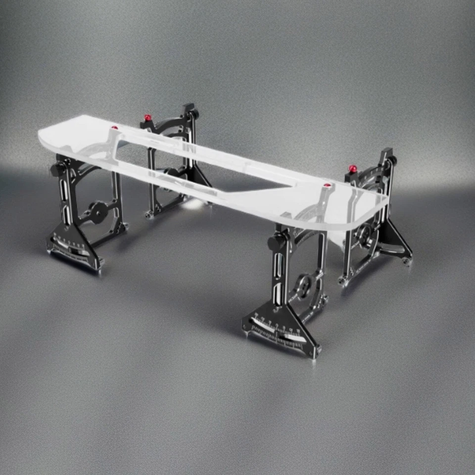 Chassis Setup System For 1/10 RC Car Camber Caster Toe Gauge w/Carry BagHo - Image 3 of 4