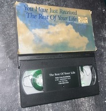 The Rest Of Your Life Simmons Air Sleep System Mattress VHS Rare With Insert