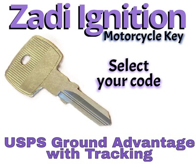 Aprilia Bimota BMW Buell Cagiva Derbi EBR Key Cut to Code 9501-9554 All Metal