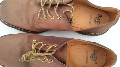 Dr Martens Brown Leather Oxford Shoes Palmer Men\'s 10 Airwear EUC DR Martens Dark Brown Mens UK11 US12 England Leather Brogue  main image 4