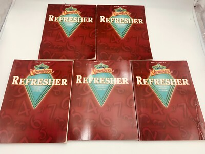 Working with Numbers Refresher Computation Lot of 5 Workbooks STECK-VAUGHN