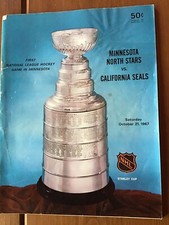 First National Hockey Game In Minnesota. Program. Oct. 21, 1967