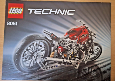 LEGO (8051) TECHNIC HARLEY NUR BAUANLEITUNG ANLEITUNG