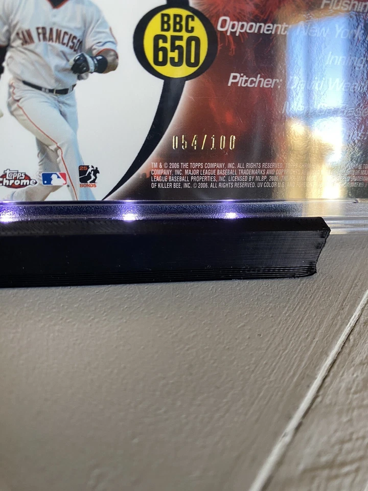 Barry Bonds HR #650Blue Refractor /100 POP 1 PSA 10 2006 Chrome HR History Chase - Image 3 of 3