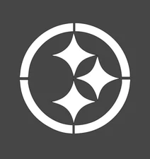 8"x8" Clear Plastic Stencil - Sport - Steelers (SR56)*****