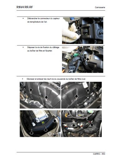 Manuel atelier Aprilia RSV4 RR-RF 2017-2018 : Documentation technique complète PDF