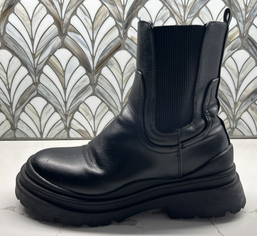 Botas de motociclista Houston negras gruesas Sincerely Jules para mujer - 7,5 - Imagen 7 de 9