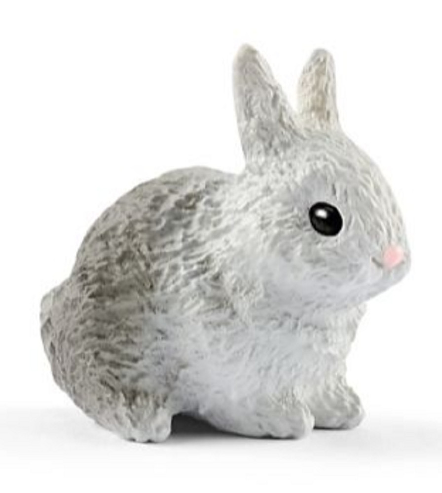 Schleich 42420 Rabbit Hutch with Rabbits And Feed Playset