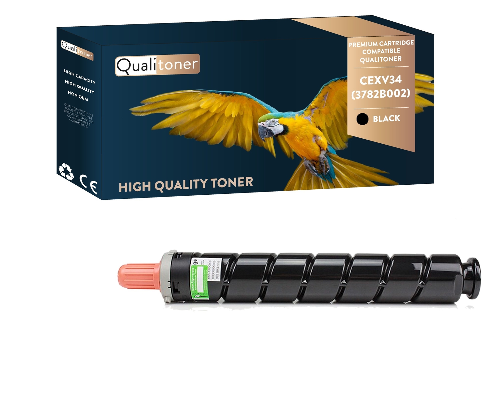 Toner CEXV34 noir Qualitoner pour reussir vos impressions au secretariat
