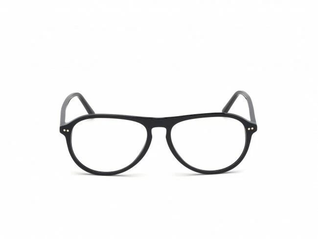 Marco de gafas de aviador de plástico negro Tod's TO 5219 001 57-16-145 TO5219 Foto 3 de 3