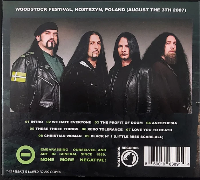 TYPE O NEGATIVE VInlandian Polka Live From Poland Import CD Sealed - Image 2 of 2