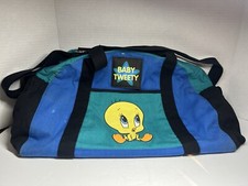 Vtg 1998 Baby Looney Tunes Diaper Bag Retro Baby Tweety Read Description 