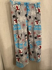 Frosty The Snowman Pants Youth Medium Sleepwear Soft Comfort