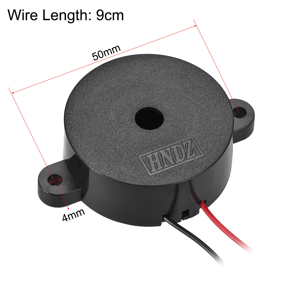 Buzzer, DC 3-24V 85~95dB Buzzer D'Alarme Piézoélectrique Alarme Sonore Électronique 12v Sounder