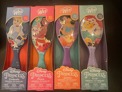 DISNEY PRINCESS 4-PACK DETANGLER BRUSH BUNDLE