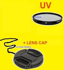 58mm Ultra-violet UV FILTER FRONT SNAP-ON LENS CAP TO CAMERA 58 mm threads