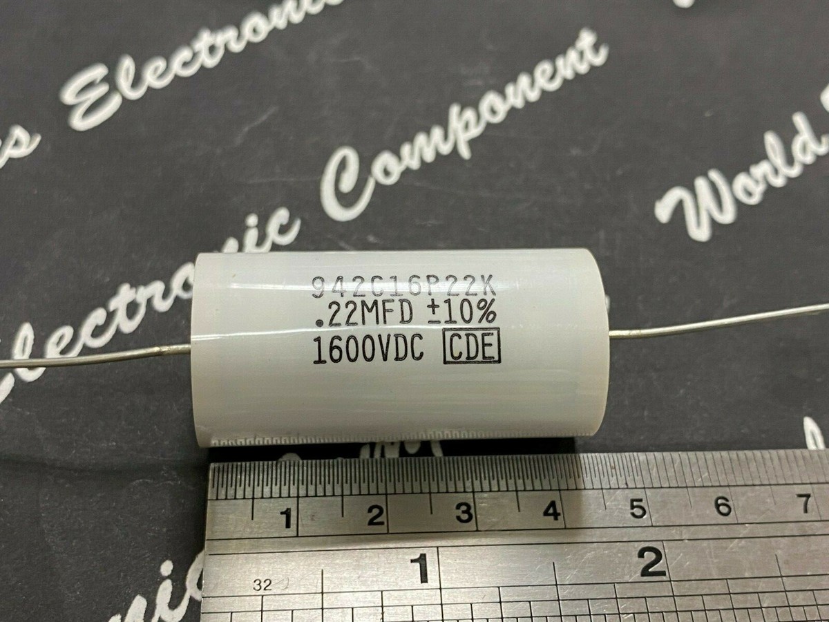 Micro―Cap7 CQ版 正規品 CD付属 1pcs- CDE 0.22uF (0,22µF) 1600V 10% 942C16P22K Axial