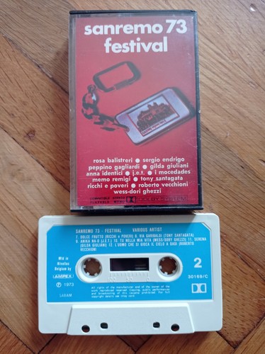 SANREMO Festival 71 72 73 Music Cassette Lot Tape Musicassetta 1971 1972 1973 - Picture 5 of 5