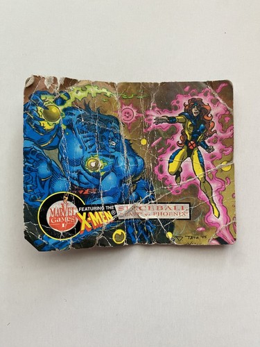 Vintage Marvel Games Beast vs. Phoenix Spaceball #4 von 8 schlechter Zustand Gebrauchsspuren - Bild 3 von 5