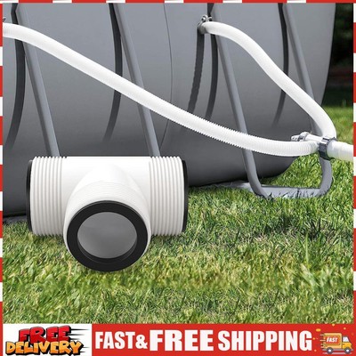 Above Ground Pool Hose Connector with 3 L Rings for 1.5 Inch Pool Pump Hose SN9F