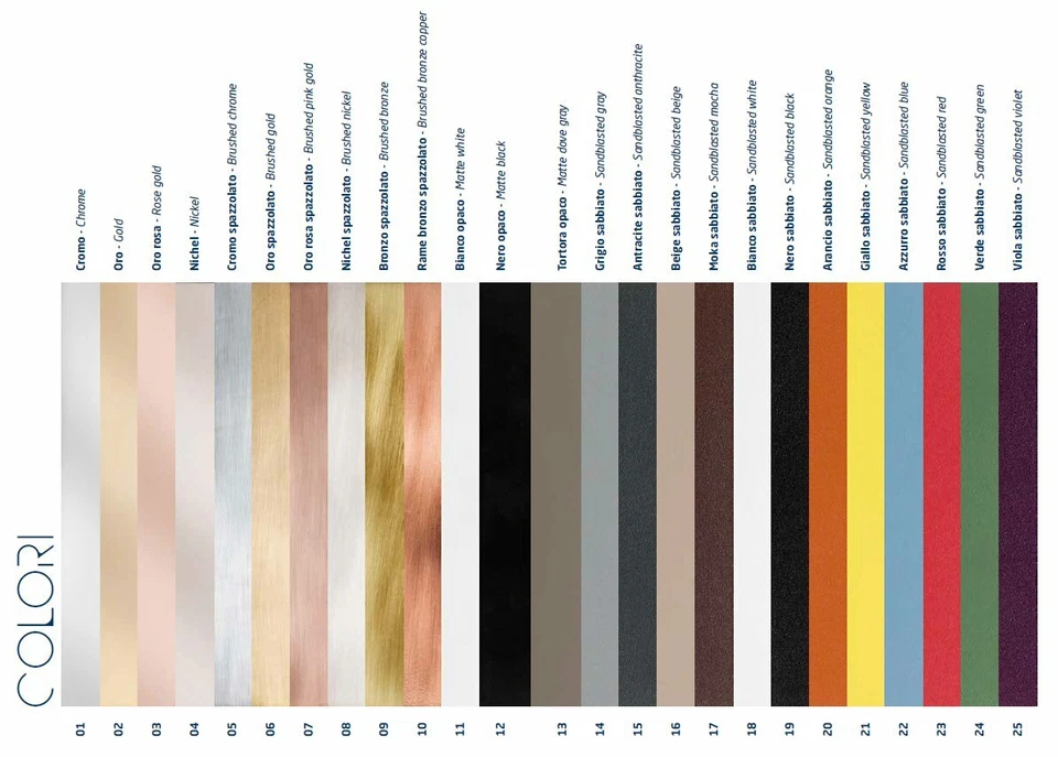 Accessori bagno porta accappatoio Edera ottone bronzo rame oro nero bianco opaco - Immagine 2 di 2