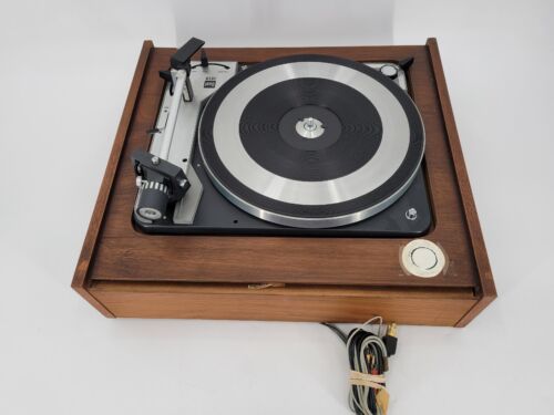 Vintage Dual 1019 Turntable Germany Needs Cartridge Dust Cover Needs Repair - Picture 9 of 18